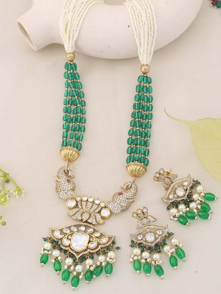 Emerald Jalia Victorian Diamond Jewellery Set