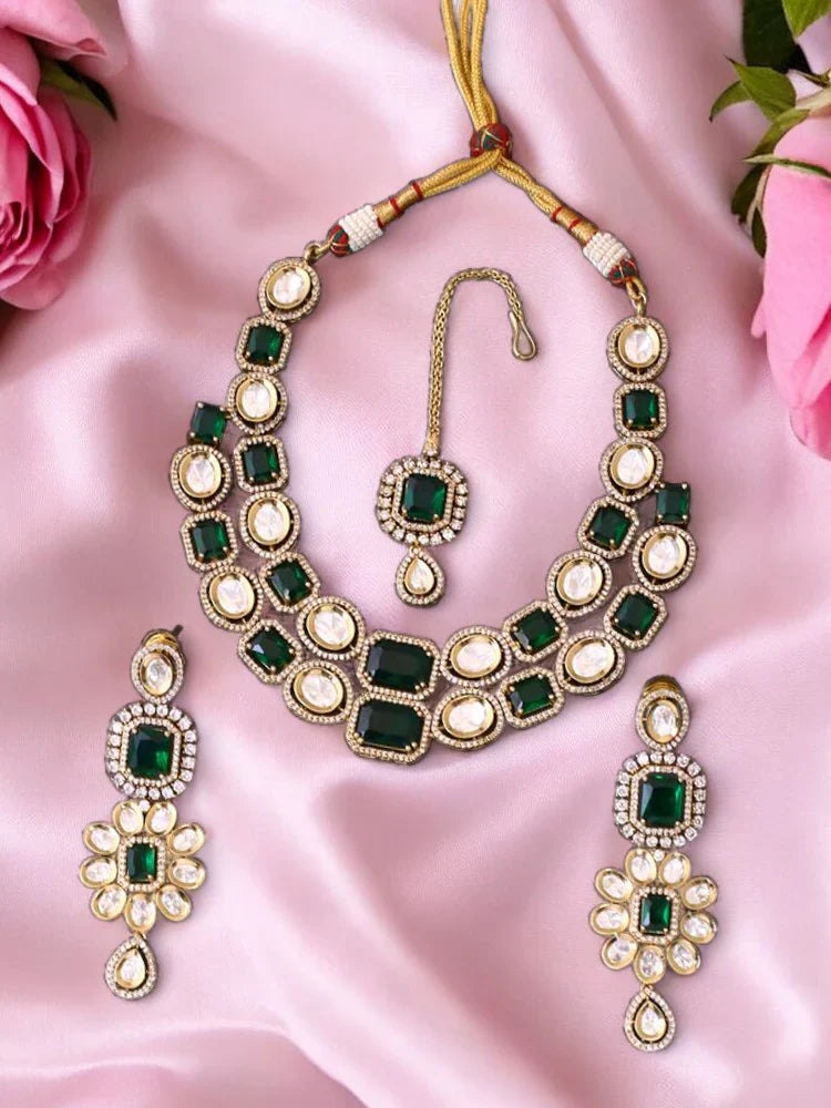 Emerald William Victorian Jewellery Set - New Arrival