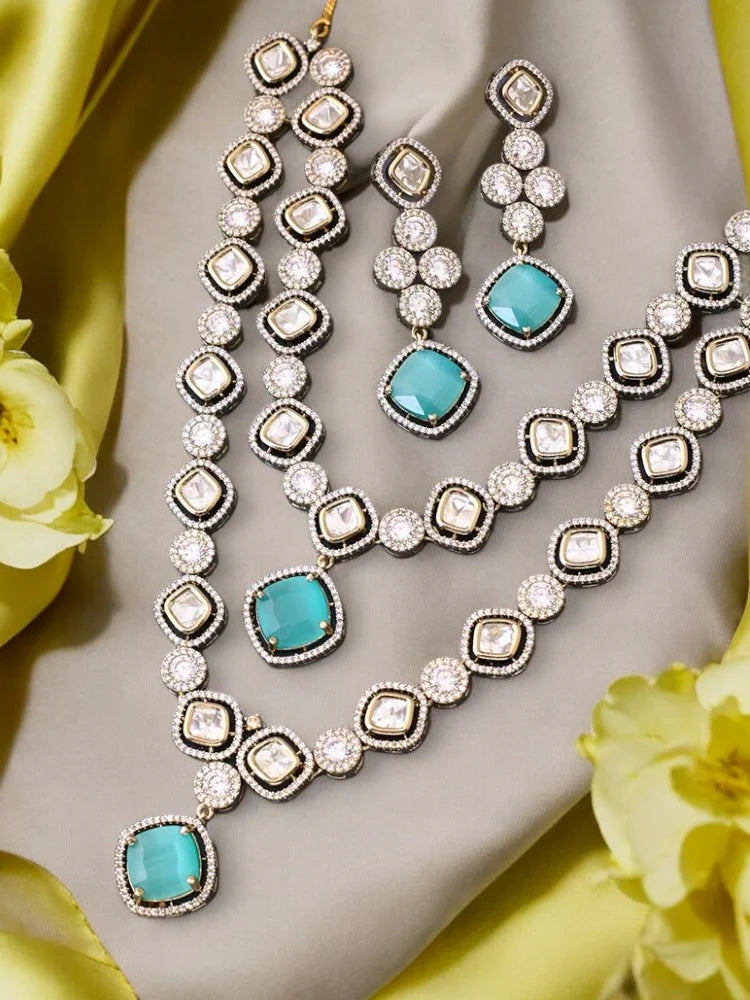 Turquoise Daiko Victorian Jewellery Set