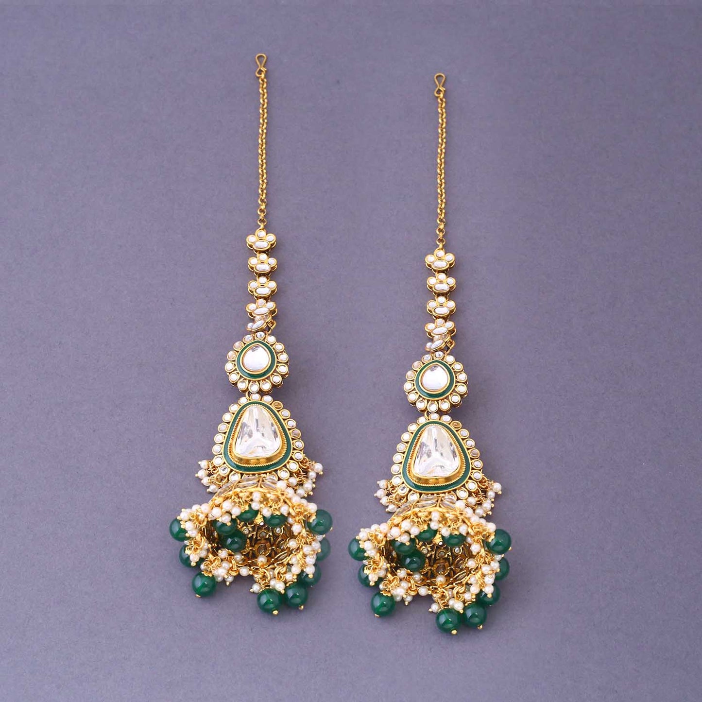 Emerald Annuja Bridal Jewellery Set