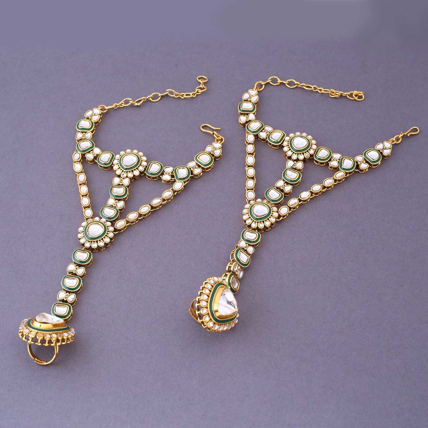 Emerald Annuja Bridal Jewellery Set