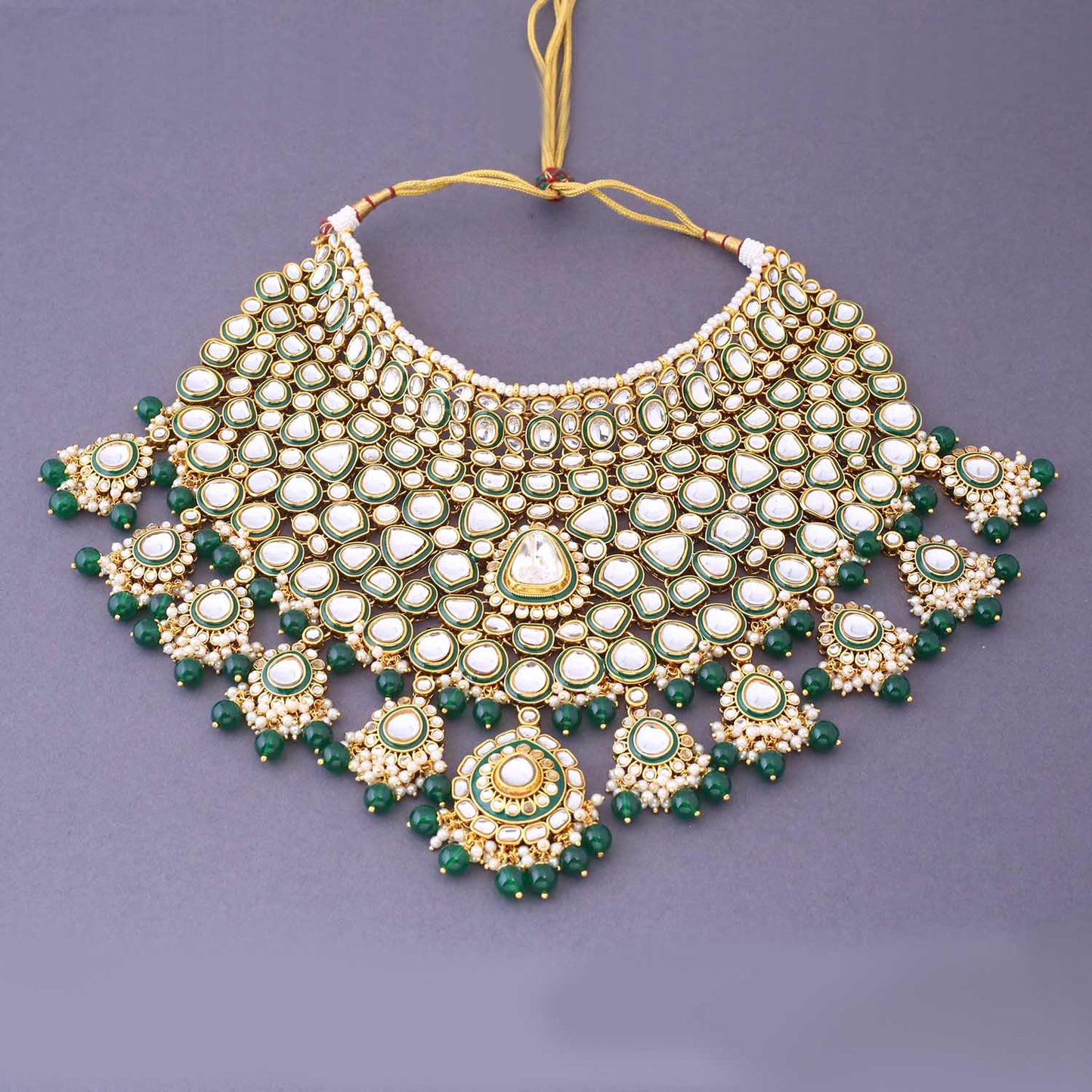 Emerald Annuja Bridal Jewellery Set