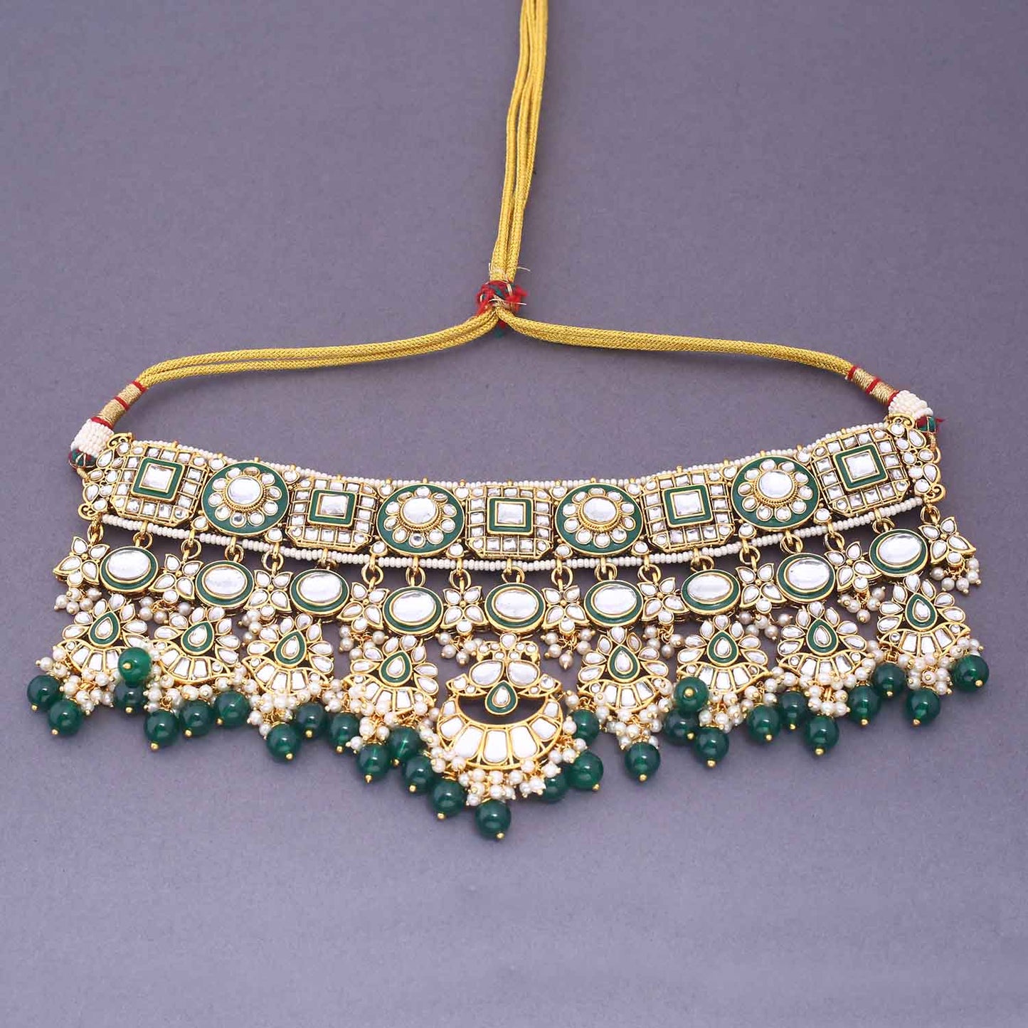Emerald Sharanya Bridal Jewellery Set