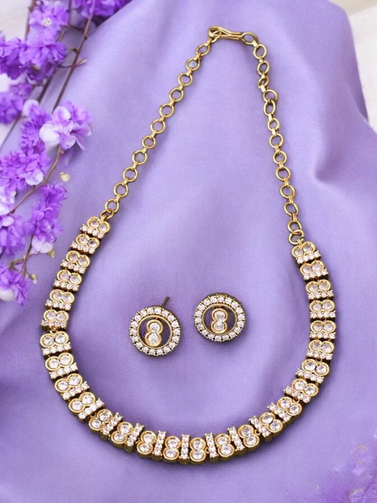 Golden Renate Victorian Jewellery Set - New Arrival