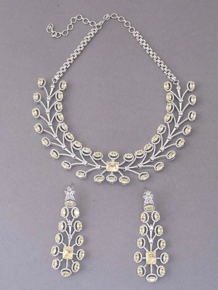 LEMON JEMIMA ZIRCONIA JEWELLERY SET