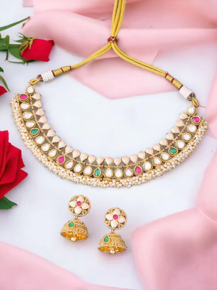 MULTICOLOR AASMITA RAJWADI SET