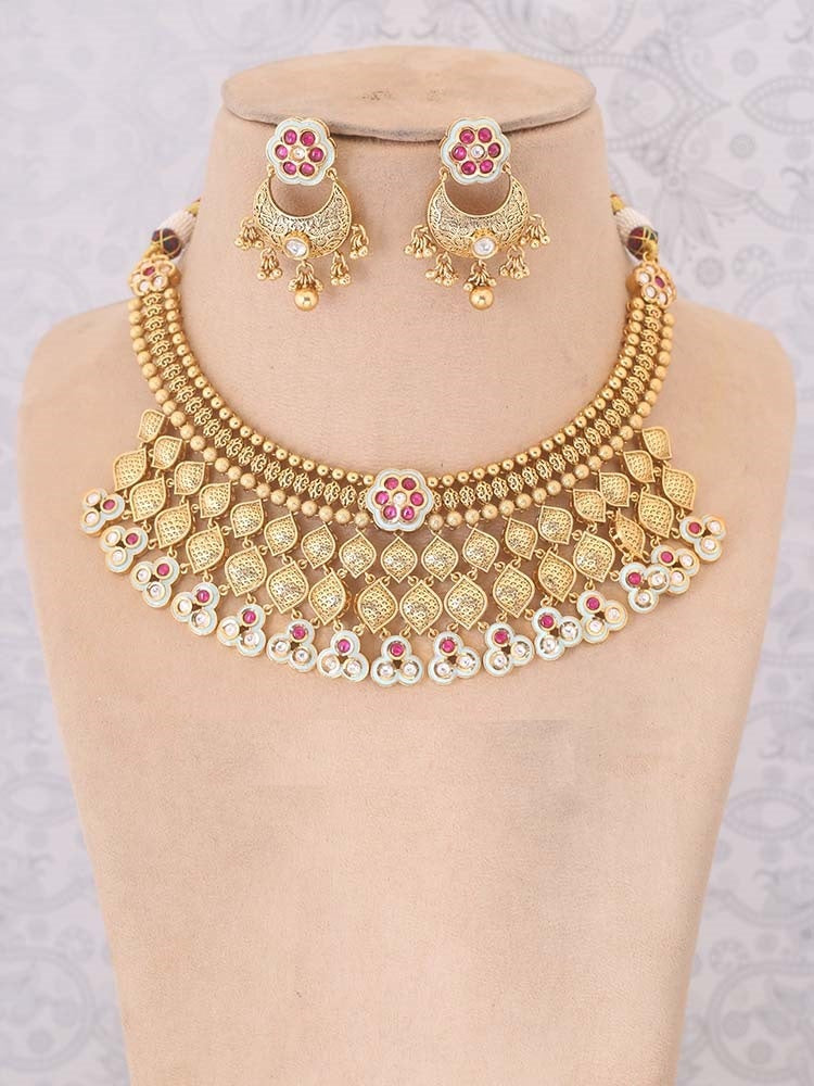 GOLDEN AMODINI RAJWADI SET