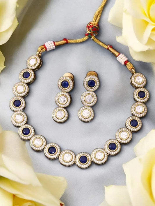 Navy Madeely Victorian Jewellery Set - New Arrival