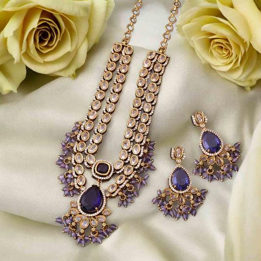 Purple Axel Victorian Jewellery Set- New Arrival