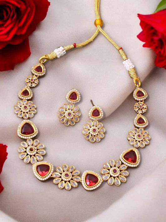 Ruby Antje Victorian Jewellery Set - New Arrival