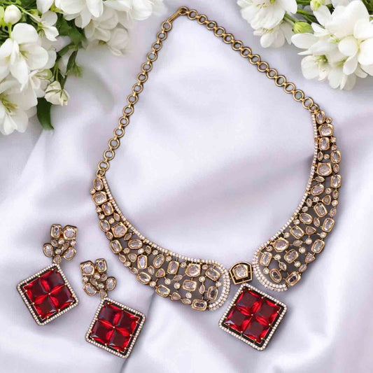 Ruby Katherina Victorian Jewellery Set - New Arrival