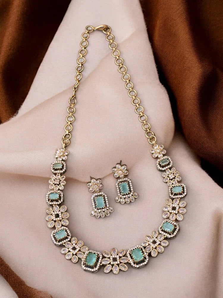 Turquoise Anja Victorian Jewellery Set - New Arrival
